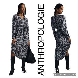 ANTHROPOLOGIE Cloth & Stone Long-Sleeve Dress, size xs